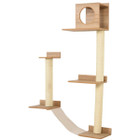 Wall-Mounted Multi-Level Cat Tree Activity Tower by PawHut™ product image