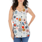 Women's Sleeveless Floral Print V-Neck Blouse (4-Pack) product image