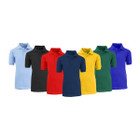 Boys' Short Sleeve School Uniform Pique Polo Shirt (3-Pack)    product image