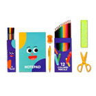 Kids' Coloring Pack with Stencils, Colored Pencils, Fine-Point Markers, and More product image