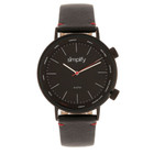 Simplify® The 3300 Leather-Band Watch product image