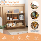 Kids' 5-Cube Wooden Toy Storage Organizer with Anti-Tipping Kits product image