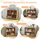 Kids' 5-Cube Wooden Toy Storage Organizer with Anti-Tipping Kits product image