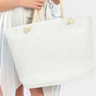Canvas Beach Bag with Rope Handles product image