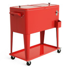 80-Quart Outdoor Patio Rolling Steel Construction Cooler product image