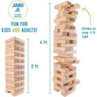 Giantville™ Giant Tumbling Timber Blocks Game with Carrying Bag, 56-Piece product image