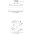 Bosch® FLEXIDOME IP 12MP Network Surveillance Camera, NDS-7004-F360E product image