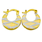 18K Gold-Filled Classy Hoop Earrings product image