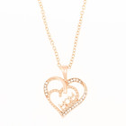 18K Rose Gold "Mom" Drop Necklaces product image