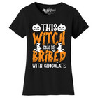 Women's Creepy Scary Short Sleeve Halloween T-Shirt product image