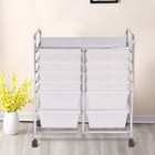 Semi-transparent 12-Drawer Rolling Cart  product image