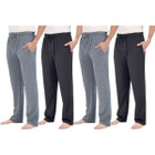 Men's Cotton Lounge Pants with Pockets (4-Pack) product image