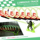 Track Builder DIY Loop Kit with Luminous Effect Spider Model Pull-Back Car product image