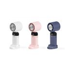 2-in-1 Portable Handheld & Hand-Free Fan with Qi Phone Charger product image