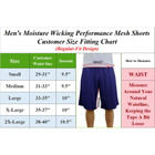 Men's Moisture Wicking Performance Mesh Shorts with Side Design (5-Pack) product image