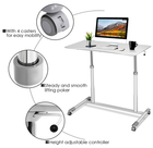 Sit-Stand Rolling Adjustable Height Computer Desk  product image