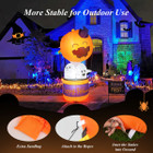 6-Foot Halloween Inflatable Pumpkin Hot Air Balloon Ghost Yard Decor product image