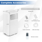 GoPlus 3-in-1 AC 5000 BTU (8000 BTU ASHRAE) Portable Air Conditioner product image