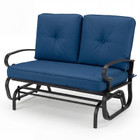 Outdoor Patio Cushioned Rocking Bench Loveseat product image