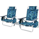 Adjustable Folding Backpack Beach Chairs and Table Set  product image