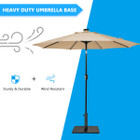Goplus 36lb Weighted Square Umbrella Base Stand  product image
