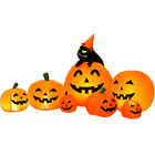 7.5-Foot Inflatable Pumpkin Combo with Black Cat product image