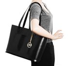 Alyson Leather Magnetic Closure Tablet Tote Bag product image
