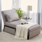 3-in-1 Linen Convertible Chair Chaise Sleeper product image