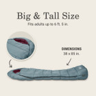 Coleman® Tidelands™ 50° Big & Tall Mummy Sleeping Bag product image