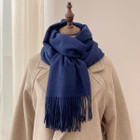 Year-Round Wraparound Scarf with Fringe product image