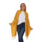 Year-Round Wraparound Scarf with Fringe product image