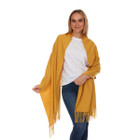 Year-Round Wraparound Scarf with Fringe product image