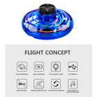 Mini UFO Hand-Controlled Quadcopter Glow Drone 360 Flying Toy product image