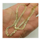10K Solid Yellow Gold Cuban Chain Necklace product image