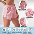 Women's High-Waist Active Running Shorts with Drawstring (5-Pack) product image