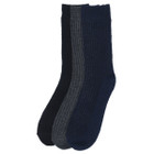 Men's Textured Knit Wool Blend Socks by GaaHuu™ (3-Pair) product image
