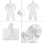 Disposable Isolation Coveralls with Elastic Wrists product image