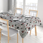 Printed Waterproof Stain-Resistant Flannel-Back Tablecloth (3-Pack) product image