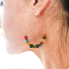 Colorful Kantha Bead Earrings product image