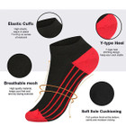 Men's Low-Cut Moisture-Wicking Athletic Socks (24-Pair) product image