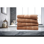 Dan River® 4-Piece Embossed Microfiber Bath Towel Set product image