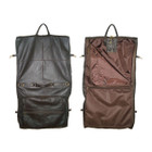 Dark Brown Leather 3-Suit Garment Bag product image