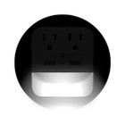 2 Outlet 2 USB Wall Plug with LED Light (1- to 4-Pack) product image