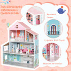 Kids' 3-Tier Toddler Doll House with Furniture product image