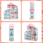Kids' 3-Tier Toddler Doll House with Furniture product image