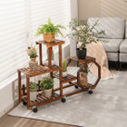 6-Layer Wooden Plant Stand for 8 Pots product image