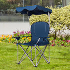 Portable Folding Beach Canopy Chair with Cupholders product image