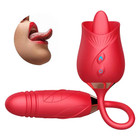 Waterproof 3-in-1 Rose Vibrator Toy product image