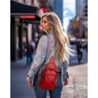 Women's Real Leather Sling Bag with Printed Strap product image
