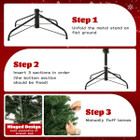 7-Foot Pre-Lit Artificial Christmas Tree with 1,188 Branch Tips product image
